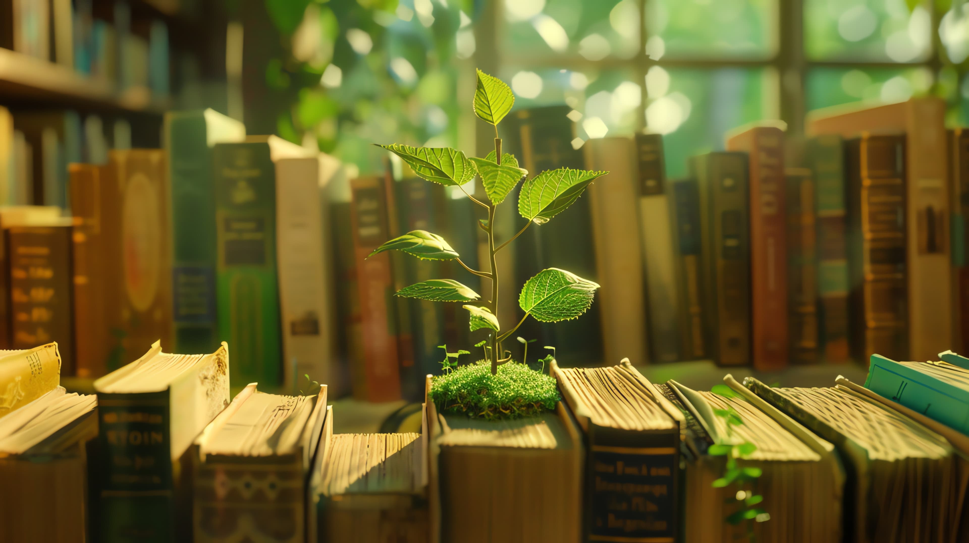 Uma floresta com um rio